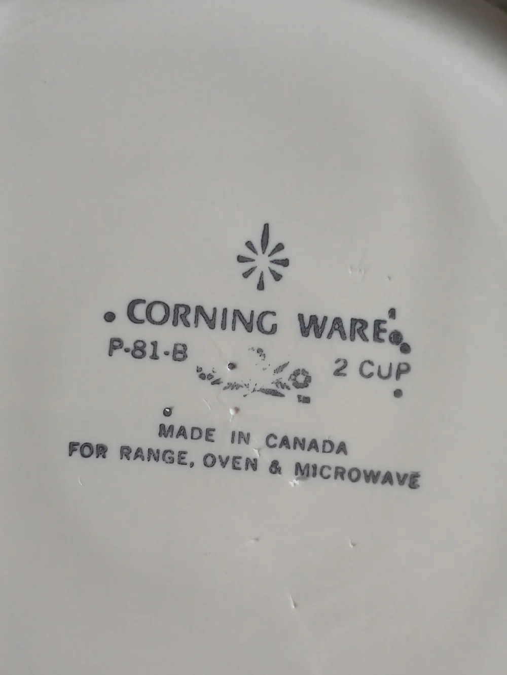 Vintage Corning Ware Blue Cornflower